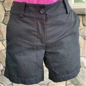 Nike Golf Women's Dri Fit Tour Performance Black Golf Shorts Size 2